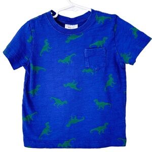 Hanna Andersson Boys Dinosaur All Over Print Graphic Tee 3T